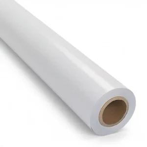6 Mil STICK2 Polypropylene Film with Low Tack PSA Rolls - 3" Core