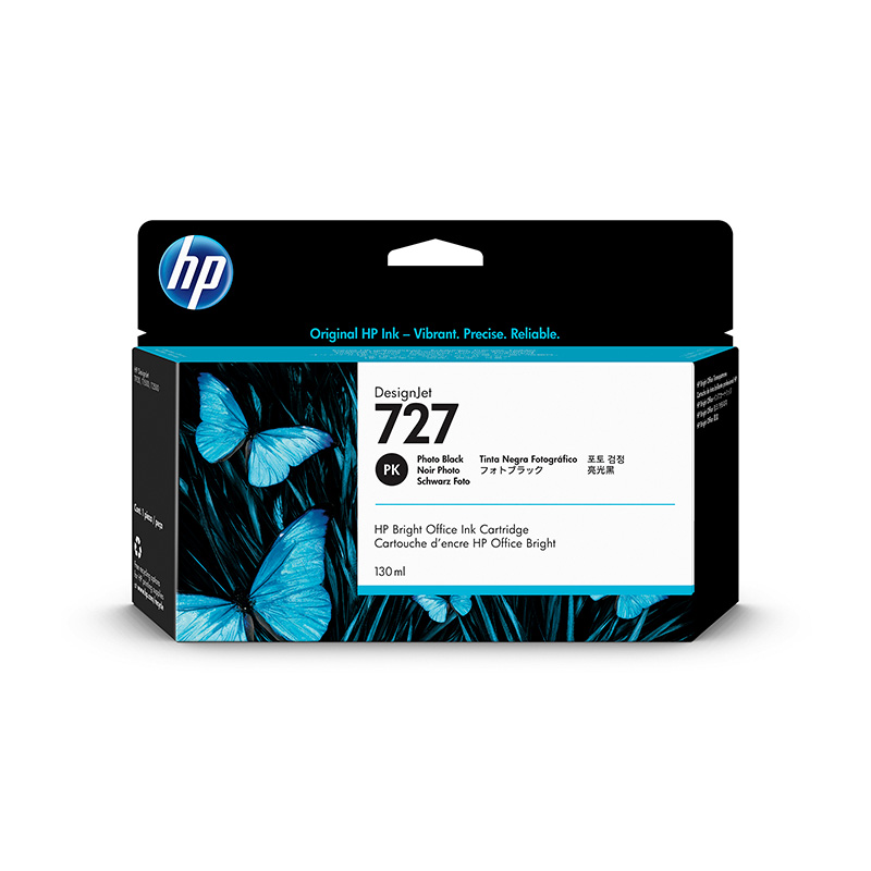 HP 727 ALL COLORS ink cartridges - HP Designjet T920 / T1500 / T2500 / T930 / T2530 / T1530